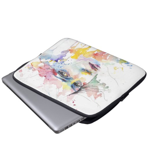 Mädchen Laptopschutzhülle (Vorne Knopf)