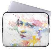 Mädchen Laptopschutzhülle (Vorderseite)