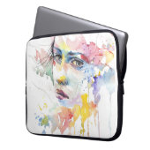 Mädchen Laptopschutzhülle (Vorderseite Links)