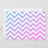 Mädchen-Laser-Tag Geburtstagseinladung Dankeskarte (Rückseite)