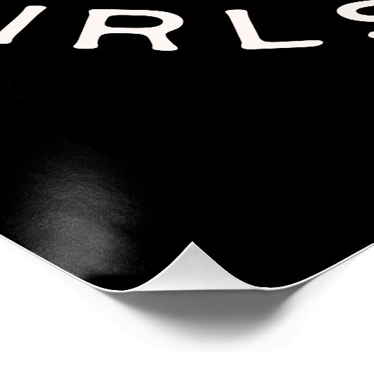 Mädchen laufen Clubkommando Poster (Ecke)