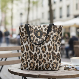 Mädchen laufen wild Safari Weißer Leopard ID1157 Tasche
