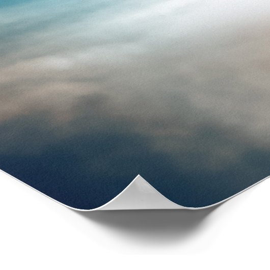 Mädchen läuft. poster (Ecke)