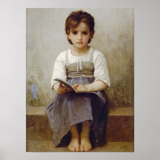 Mädchen lernen poster (Vorne)