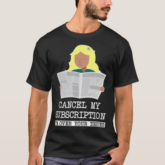 MÄDCHEN LESEN MEIN ABONNEMENT KANN ICH ÜBER IHREN T-Shirt (Vorderseite)