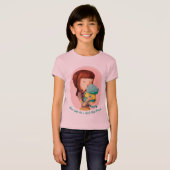 Mädchen-Liebe Katzen. Blaue Katzen T-Shirt (Vorne ganz)