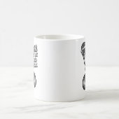 Mädchen-Liebe mein SOLIDES SYSTEM Kaffeetasse (Mittel)