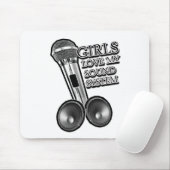 Mädchen-Liebe mein SOLIDES SYSTEM Mousepad (Mit Mouse)
