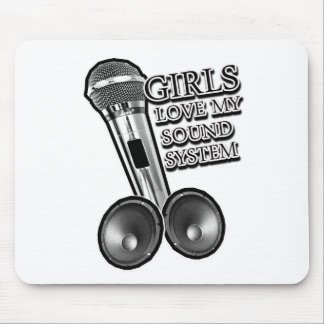 Mädchen-Liebe mein SOLIDES SYSTEM Mousepad