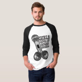 Mädchen-Liebe mein SOLIDES SYSTEM T-Shirt (Vorne ganz)