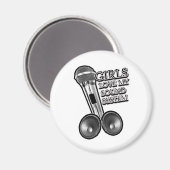 Mädchen Liebe mein SOUND SYSTEM Magnet (Vorderseite/Rückseite)