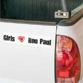 Mädchen-Liebe-Ron Paul Autoaufkleber (Auf Lkw)