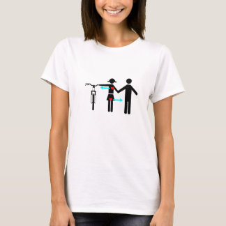 Mädchen-Liebefahrräder T-Shirt