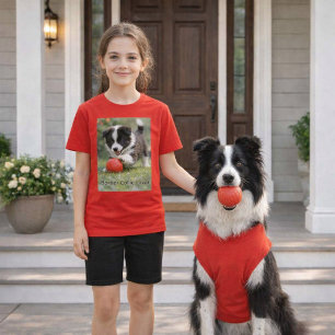 Mädchen lieben Hunde, Border Collie T-Shirt