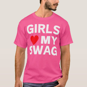 Mädchen lieben meinen retro Swag T-Shirt