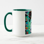 Mädchen lieben Wissenschaft! Tasse (Links)
