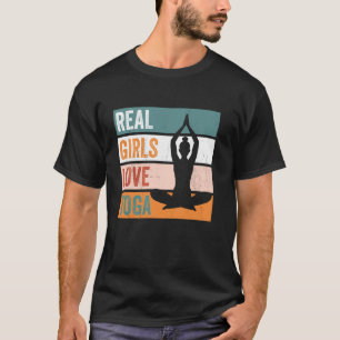 Mädchen lieben Yoga Lustiger Yogi T-Shirt
