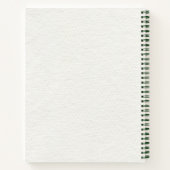 Mädchen Lila Blumen Pferd Notizblock (Rückseite)