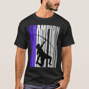 Mädchen Lila Bogenschießen Geburtstag Farbenfrohe T-Shirt