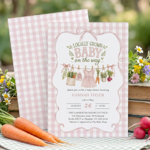 Mädchen Local Geboren Baby Shower Einladung
