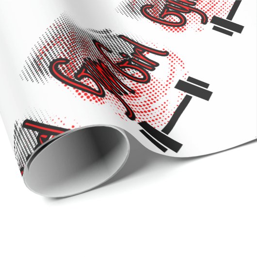 Mädchen-Mädchen Geschenkpapier (Rolleneckpunkt)