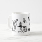 Mädchen Mädchen Mädchen Kaffeetasse (Vorderseite Links)