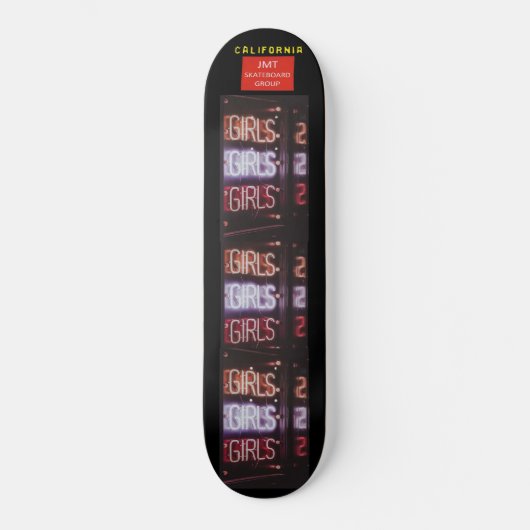 MÄDCHEN-MÄDCHEN-MÄDCHEN-Skateboard Skateboard (Vorderseite)