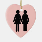 Mädchen + Mädchen-Verzierung Keramikornament (Rechts)