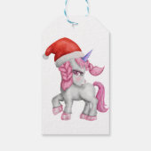 Mädchen Magical Unicorn Regenbogen Kinder Weihnach Geschenkanhänger (Rückseite)