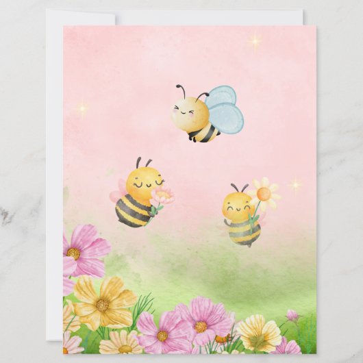 Mädchen Magischer Selbstblitz Fairy Keepake Letter (Rückseite)