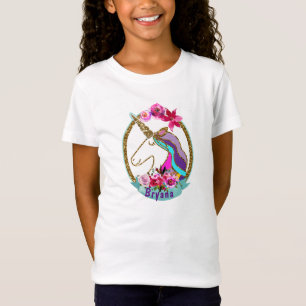 Mädchen Magisches Einhorn-Geschichtenbuch-Illustra T-Shirt