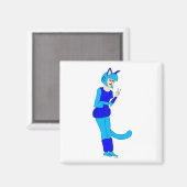 Mädchen Magnet (Vorderseite/Rückseite)