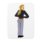 Mädchen Magnet (Vertikal)