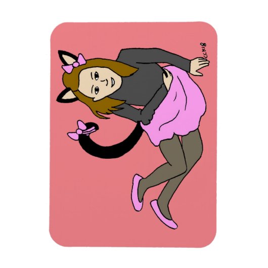 Mädchen Magnet (Vertikal)