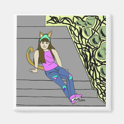 Mädchen Magnet (Vorne)