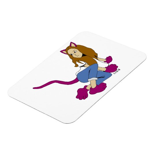 Mädchen Magnet (Linke Seite)