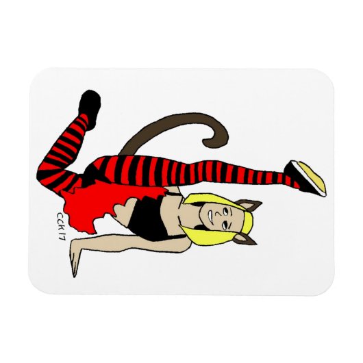 Mädchen Magnet (Horizontal)