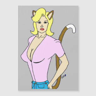 Mädchen Magnetkarte