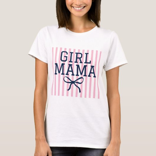 Mädchen-Mama T-Shirt (Vorderseite)