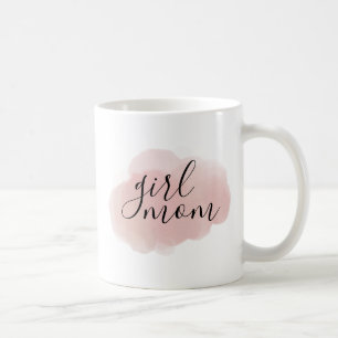 Mädchen-Mamawatercolor-Tasse Kaffeetasse