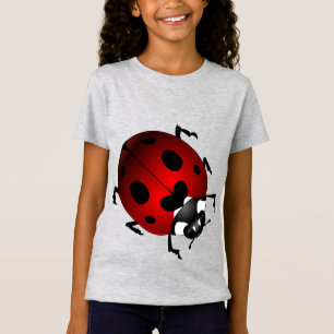 Mädchen Marienkäfer T-Shirts Kinder Marienkäfer Sh