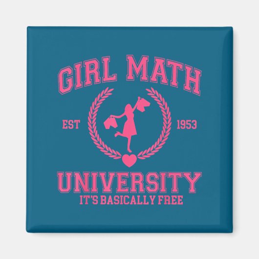 Mädchen-Math-Universität Es ist grundsätzlich lust Magnet (Vorne)