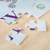 Mädchen Meerjungfrau & Meerestiere Personalisierte Puzzle (Seite)