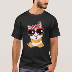 Mädchen Meerschweinchen mit Sonnenbrille Frauen Me T-Shirt