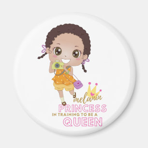 Mädchen MELANIN Prinzessin in Ausbildung zur König Magnet