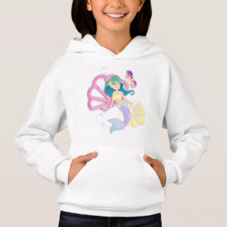 Mädchen Mermaid Hoodie Jugend X-Klein zu groß