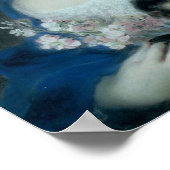 Mädchen mit Affen Poster (Ecke)