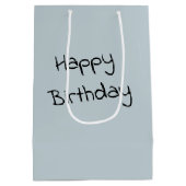 Mädchen mit amerikanischer Flagge Mittlere Geschenktüte (Rückseite)