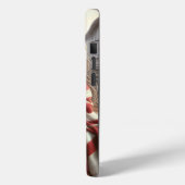 Mädchen mit amerikanischer Flagge und Kitten Case-Mate iPhone Hülle (Rückseite / Links)