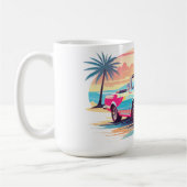 Mädchen mit Auto und Traumwelt Kaffeetasse (Links)